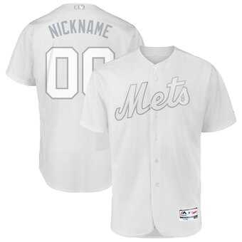 New York Mets Majestic 2019 Players' Weekend Flex Base Roster Customized White Jersey,We sell and wholesale New York Mets Majestic 2019 Players' Weekend Flex Base Roster Customized White Jersey on line form chian!